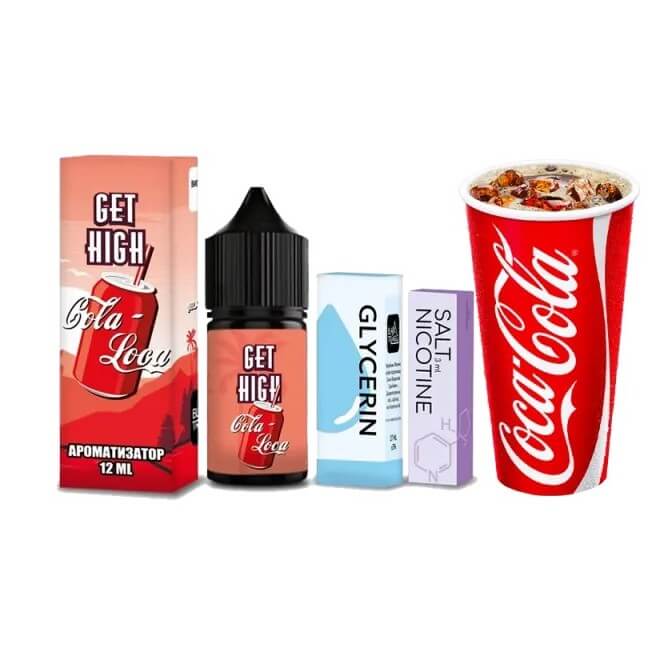 Набор для самозамеса Get High Cola-Loca (Кола-лока, 30 мл) Набор для самозамеса Get High Cola-Loca (Кола-лока, 30 мл)