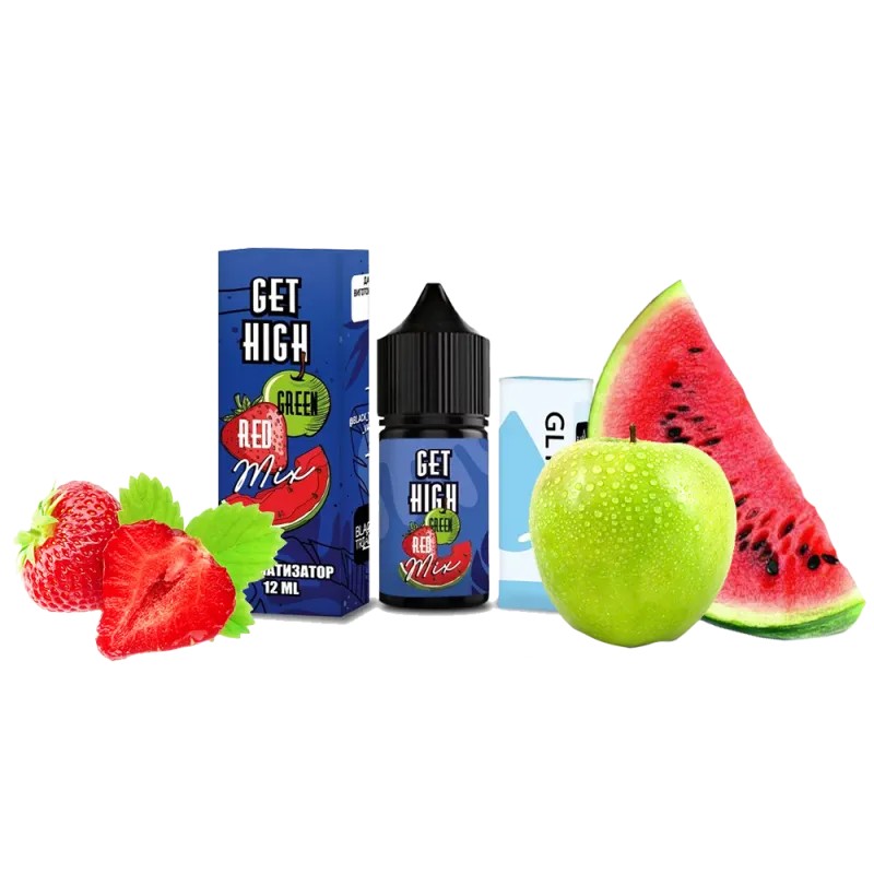Набор для самозамеса Get High Green Red Mix (Грин Ред Микс, 30 мл) Набор для самозамеса Get High Green Red Mix (Грин Ред Микс, 30 мл)