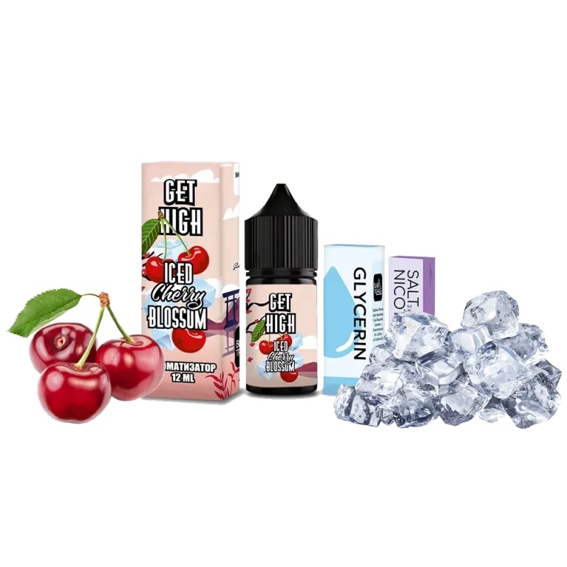 Набор для самозамеса Get High Iced Cherry Blossom (Вишня, Лед, 30 мл) Набор для самозамеса Get High Iced Cherry Blossom (Вишня, Лед, 30 мл)
