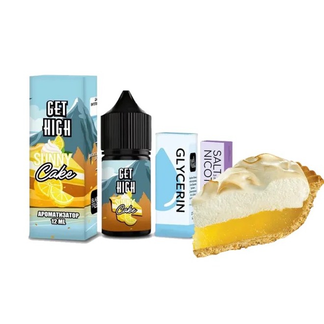 Набор для самозамеса Get High Sunny Cake (Санни Кейк, 30 мл) Набор для самозамеса Get High Sunny Cake (Санни Кейк, 30 мл)