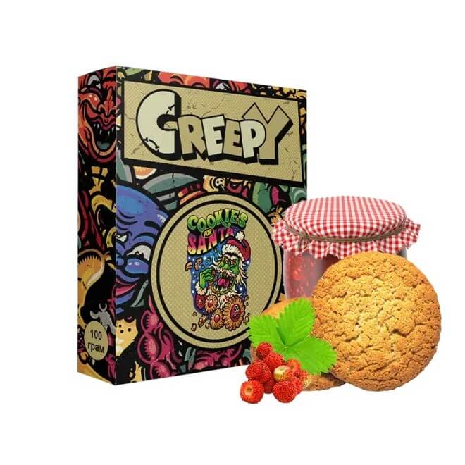 Табак Creepy Cookies for Santa (Печенье с земляничным джемом, 100 г) Табак Creepy Cookies for Santa (Печенье с земляничным джемом, 100 г)