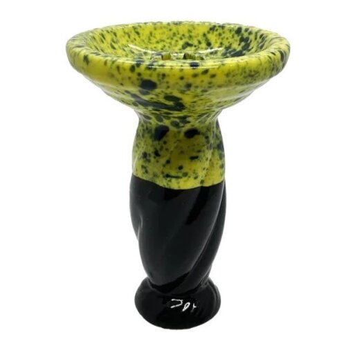 Чаша для кальяна GrynBowls Spawn Black Yellow (Черный с желтым)