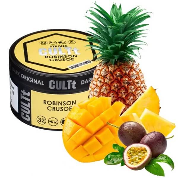 Табак CULTt Strong Robinson Crusoe DS32 (Робинзон Крузо, 100 г) Табак CULTt Strong Robinson Crusoe DS32 (Робинзон Крузо, 100 г)