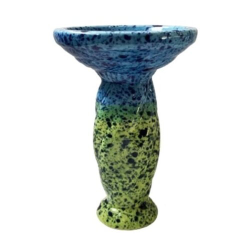 Чаша для кальяна GrynBowls Spawn Green with Blue (Зеленый с синим)