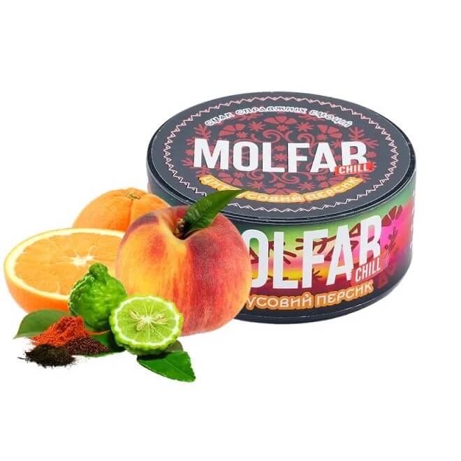 Табак Molfar Chill Line Цитрусовый персик (100 г) Табак Molfar Chill Line Цитрусовый персик (100 г)