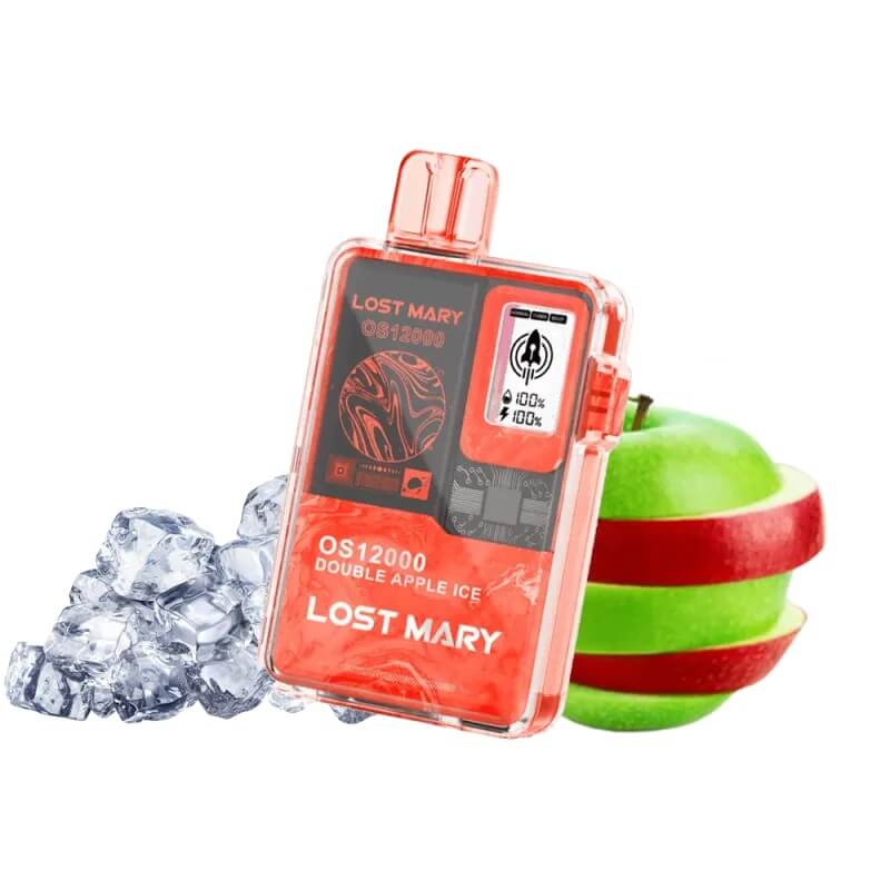 Одноразовый POD Lost Mary OS12000 Double Apple Ice (Двойное яблоко, Лед) Одноразовый POD Lost Mary OS12000 Double Apple Ice (Двойное яблоко, Лед)