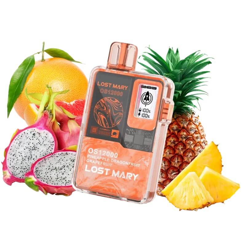 Одноразовый POD Lost Mary OS12000 Pineapple Dragonfruit Grapefruit (Ананас, Питайя, Грейпфрут) Одноразовый POD Lost Mary OS12000 Pineapple Dragonfruit Grapefruit (Ананас, Питайя, Грейпфрут)