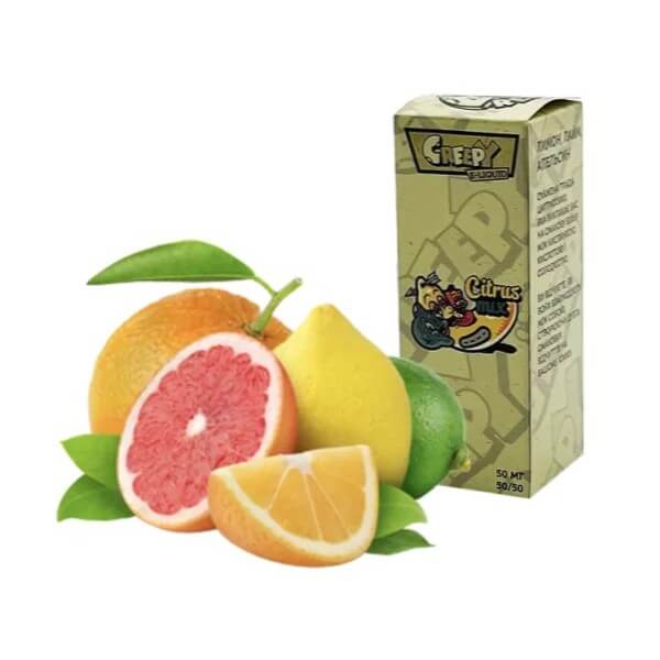 Жидкость Creepy Citrus Mix (Цитрусы, Мята, 30 мл) Жидкость Creepy Citrus Mix (Цитрусы, Мята, 30 мл)