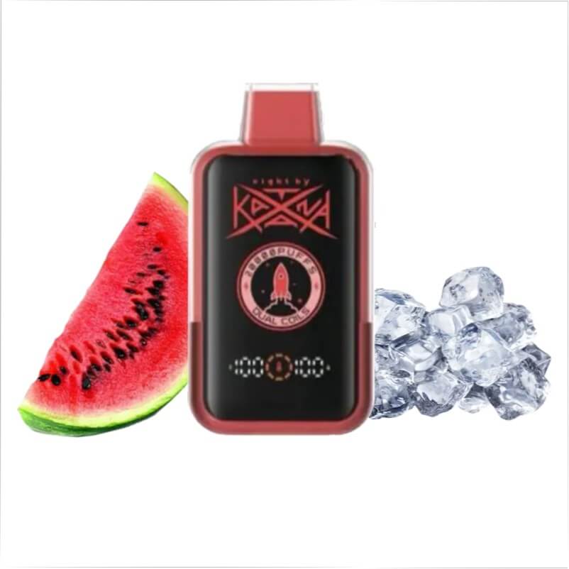 Одноразовый POD Katana 20000 Watermelon Ice (Арбуз, Лед) Одноразовый POD Katana 20000 Watermelon Ice (Арбуз, Лед)