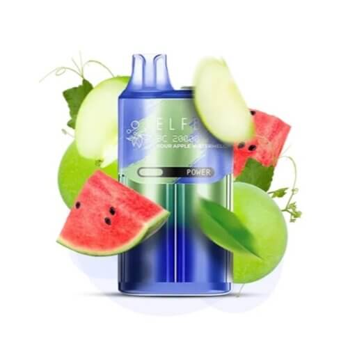 Одноразовый POD Elf Bar BC20000 Sour Apple Watermelon (Кислое Яблоко, Арбуз)