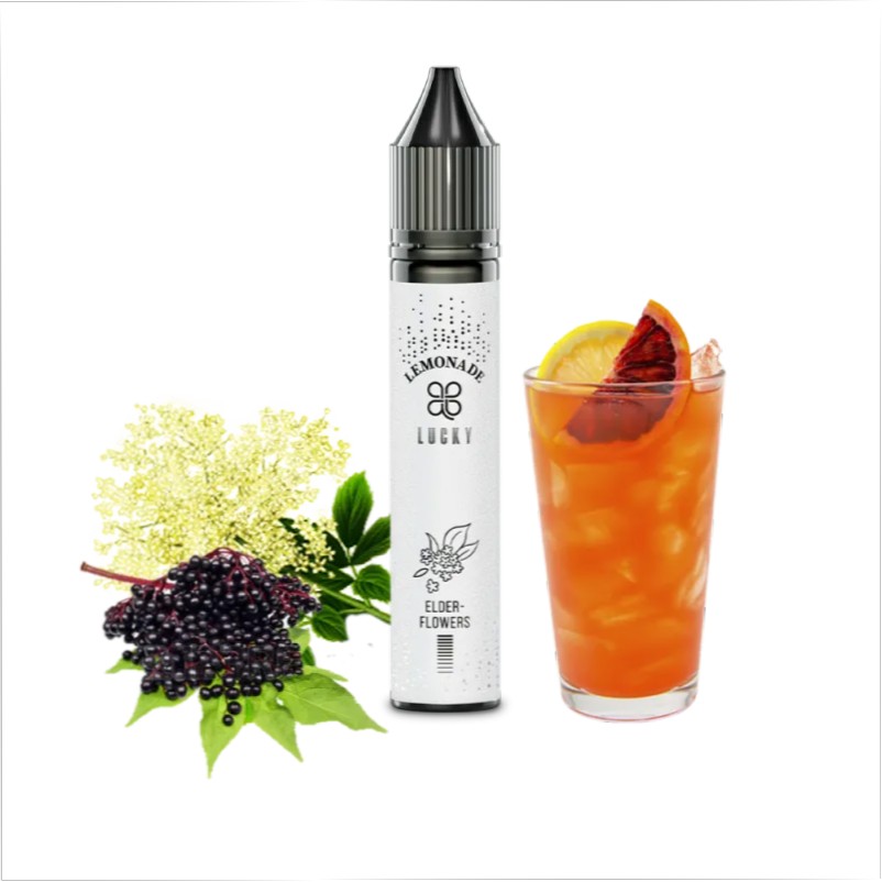 Жидкость Lucky Elderflowers Lemonade (Бузина, Лимонад, 50 мг, 30 мл) Жидкость Lucky Elderflowers Lemonade (Бузина, Лимонад, 50 мг, 30 мл)