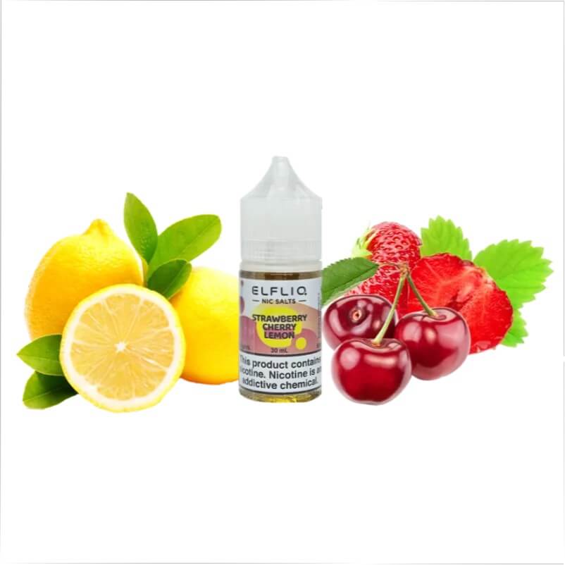 Жидкость ELFLIQ Strawberry Cherry Lemon (Клубника, Вишня, Лимон, 30 мл) Жидкость ELFLIQ Strawberry Cherry Lemon (Клубника, Вишня, Лимон, 30 мл)