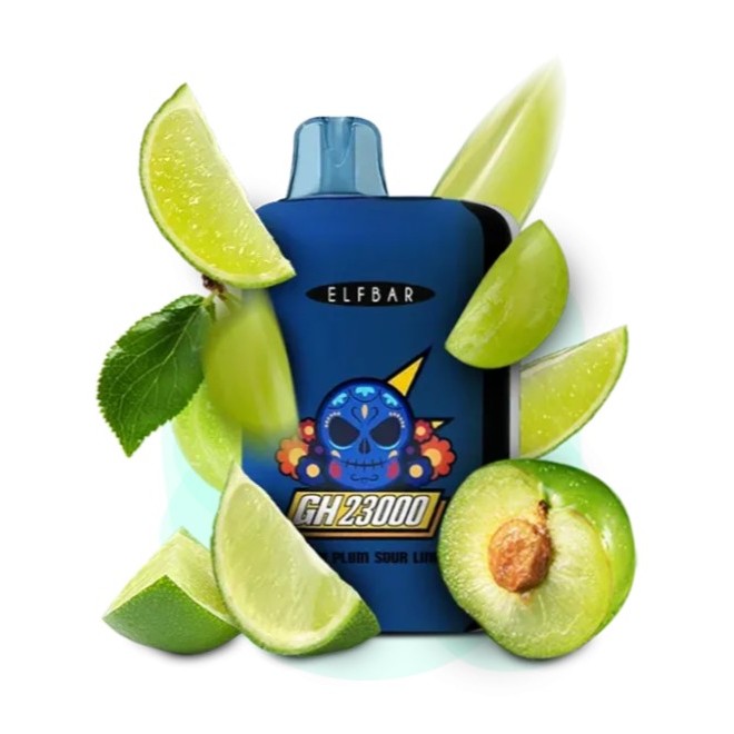 Одноразовый POD Elf Bar GH 23000 Green Plum Sour Lime (Слива, Лайм) Одноразовый POD Elf Bar GH 23000 Green Plum Sour Lime (Слива, Лайм)