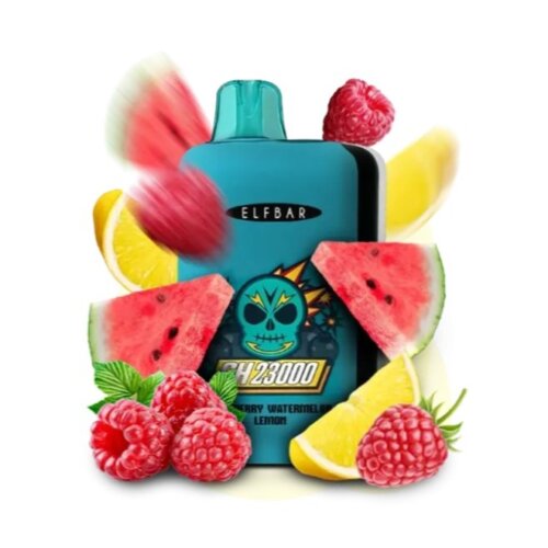 Одноразовый POD Elf Bar GH 23000 Raspberry Watermelon Lemon (Малина, Арбуз, Лимон)