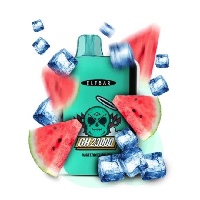 Одноразовый POD Elf Bar GH 23000 Watermelon Ice (Арбуз, Лед) Одноразовый POD Elf Bar GH 23000 Watermelon Ice (Арбуз, Лед)