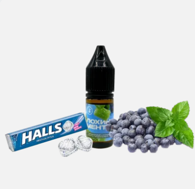 Жидкость 420 Liquid Голубика, Ментол (50 мг, 10 мл)