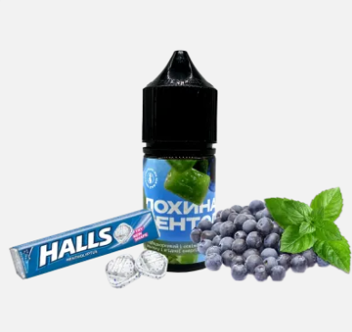 Жидкость 420 Liquid Голубика, Ментол (50 мг, 30 мл)