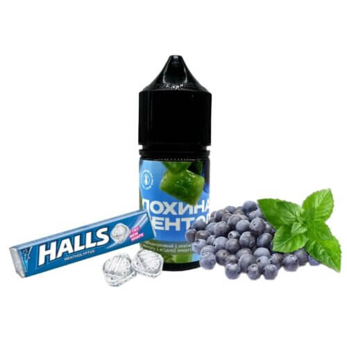 Жидкость 420 Liquid Голубика, Ментол (50 мг, 30 мл)