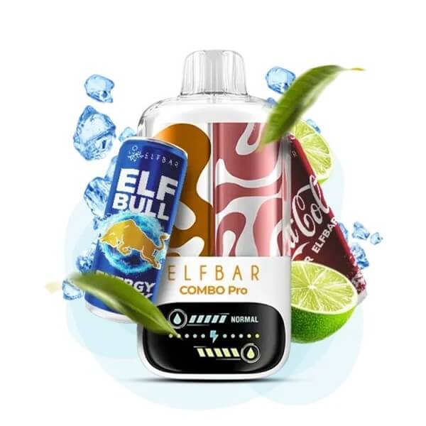 Одноразовый POD Elf Bar Combo Pro 30000 Elf Bull & Lime Cola (Эльф Бул и Лайм Кола) Одноразовый POD Elf Bar Combo Pro 30000 Elf Bull & Lime Cola (Эльф Бул и Лайм Кола)