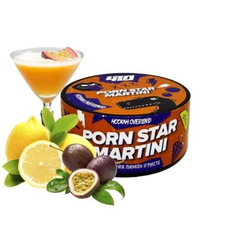 Табак 420 x Hookah Overlord Porn star martini (Маракуйя, Лимон, Игристое, 100 г)