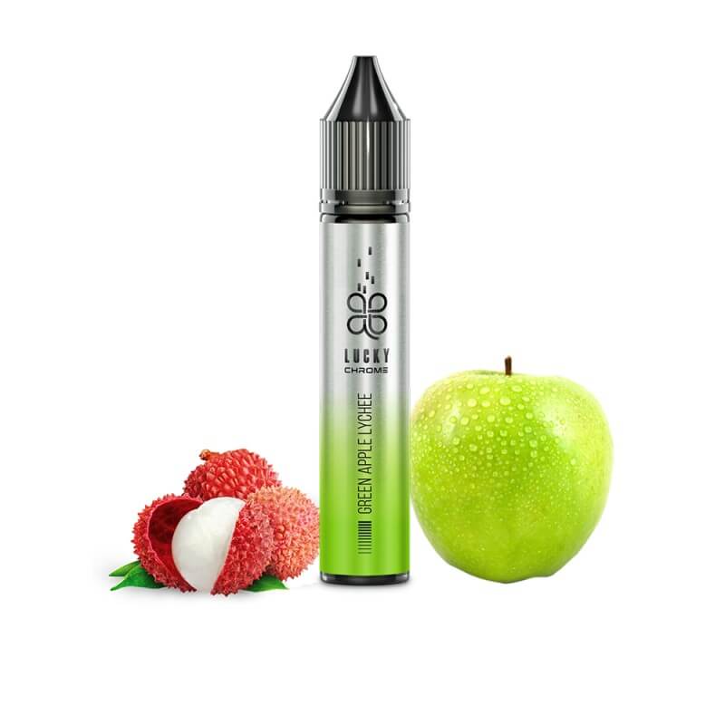 Жидкость Lucky Chrome Green Apple Lychee (Зелёное Яблоко, Личи, 50 мг, 30 мл) Жидкость Lucky Chrome Green Apple Lychee (Зелёное Яблоко, Личи, 50 мг, 30 мл)
