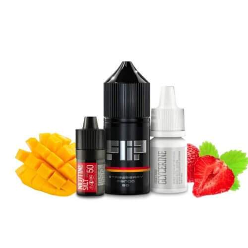 Набор для самозамеса Flip salt Strawberry Mango (Клубника, Манго, 50 мг, 30 мл)
