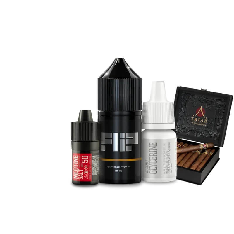 Набор для самозамеса Flip salt Tobacco (Табак, 50 мг, 30 мл) Набор для самозамеса Flip salt Tobacco (Табак, 50 мг, 30 мл)