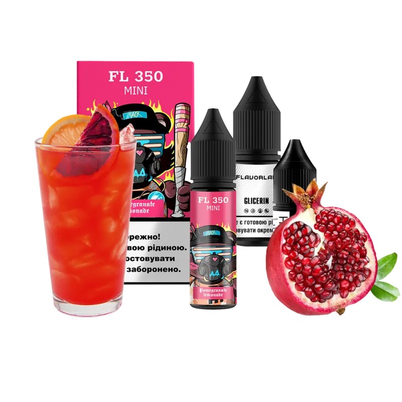 Набор для самозамеса Flavorlab FL350 mini Pomergranate Lemonade (Гранатовый лимонад, 15 мл) Набор для самозамеса Flavorlab FL350 mini Pomergranate Lemonade (Гранатовый лимонад, 15 мл)