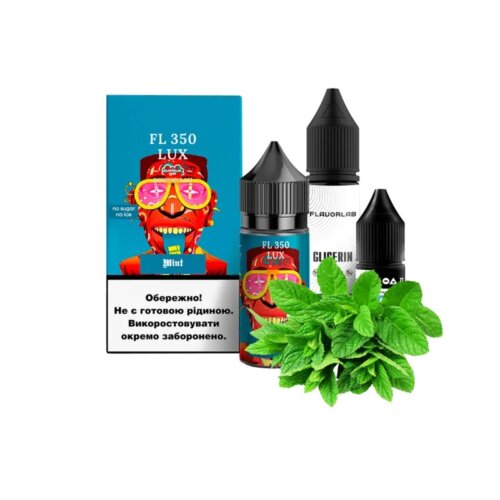 Набор для самозамеса Flavorlab FL350 LUX Mint (Мята, 30 мл)