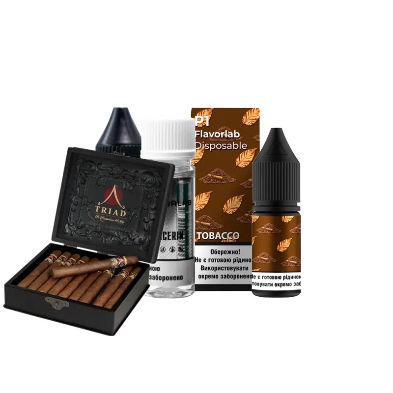 Набор для самозамеса Flavorlab Р1 (Табак, 10 мл) Набор для самозамеса Flavorlab Р1 (Табак, 10 мл)