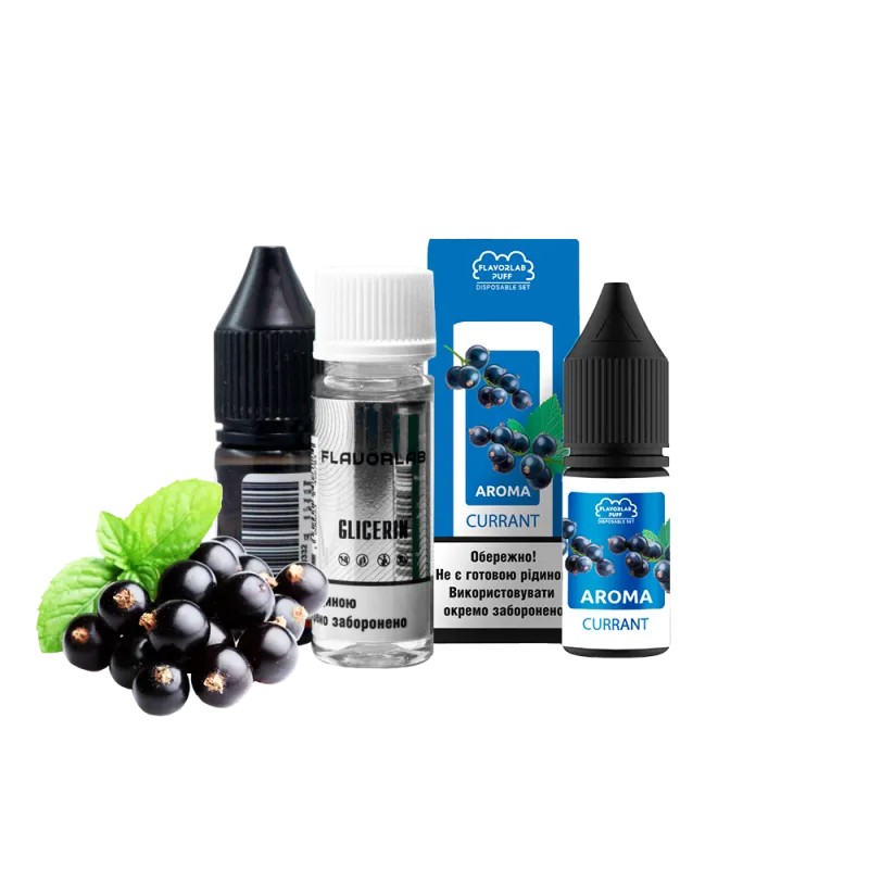 Набор для самозамеса Flavorlab Puff Currant (Смородина, 10 мл) Набор для самозамеса Flavorlab Puff Currant (Смородина, 10 мл)