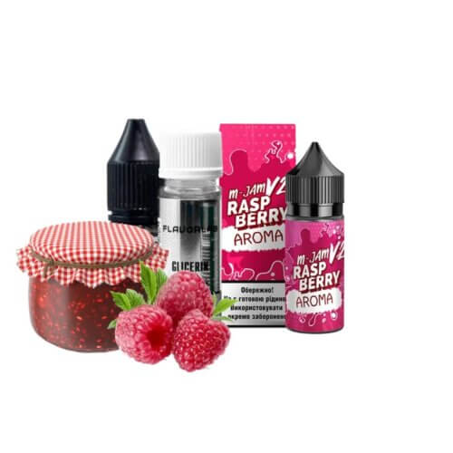 Набор для самозамеса Flavorlab M-Jam V2 Raspberry (Малина, 30 мл)
