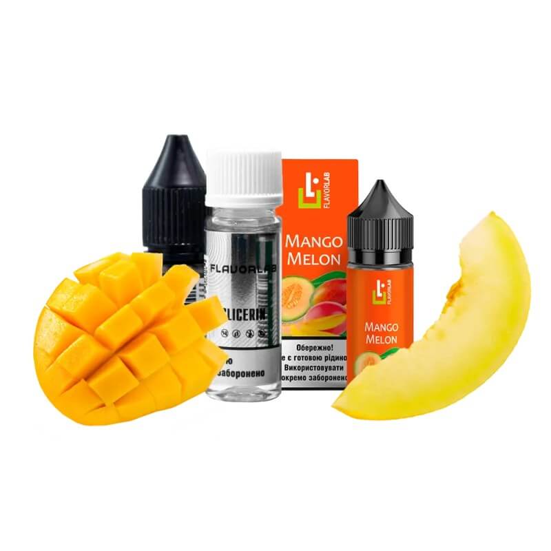 Набор для самозамеса Flavorlab Aroma MAX Mango melon (Манго, Дыня, 30 мл) Набор для самозамеса Flavorlab Aroma MAX Mango melon (Манго, Дыня, 30 мл)