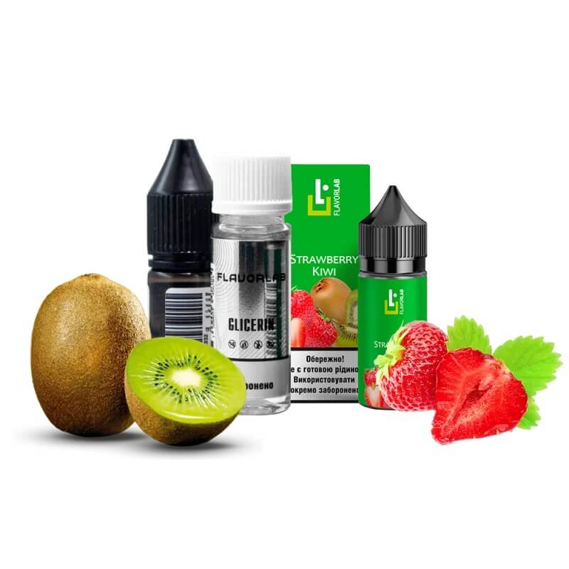 Набор для самозамеса Flavorlab Aroma MAX Strawberry kiwi (Киви, Клубника, 30 мл) Набор для самозамеса Flavorlab Aroma MAX Strawberry kiwi (Киви, Клубника, 30 мл)