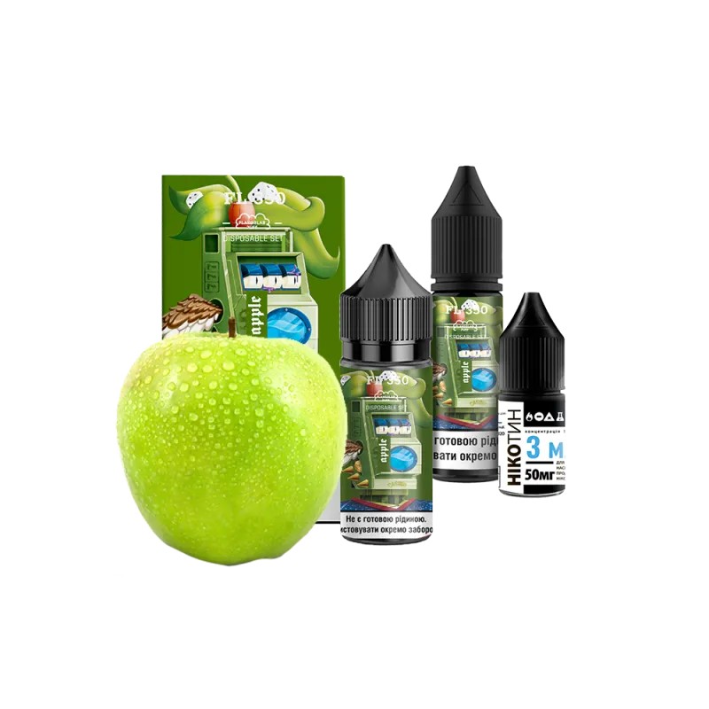 Набор для самозамеса Flavorlab FL350 Apple (Яблоко, 30 мл) Набор для самозамеса Flavorlab FL350 Apple (Яблоко, 30 мл)
