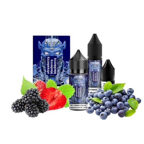 Набор для самозамеса Flavorlab FL350 Blueberry Raspberry Blackberry (Черника, Малина, Ежевика, 30 мл)