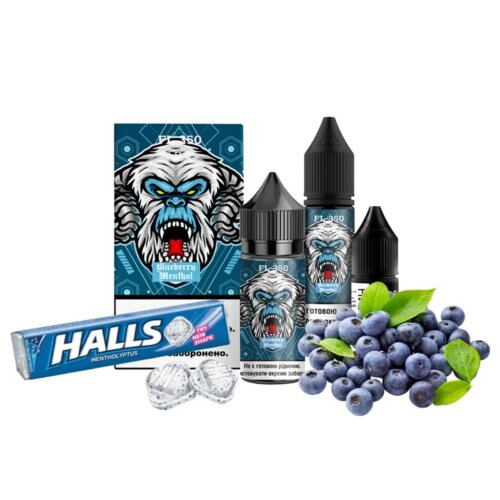 Набор для самозамеса Flavorlab FL350 Blueberry Menthol (Черника, Ментол, 30 мл)