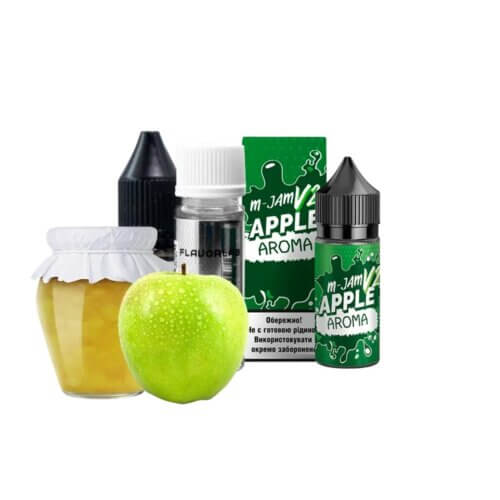 Набор для самозамеса Flavorlab M-Jam V2 Strong Apple (Яблоко, 30 мл)
