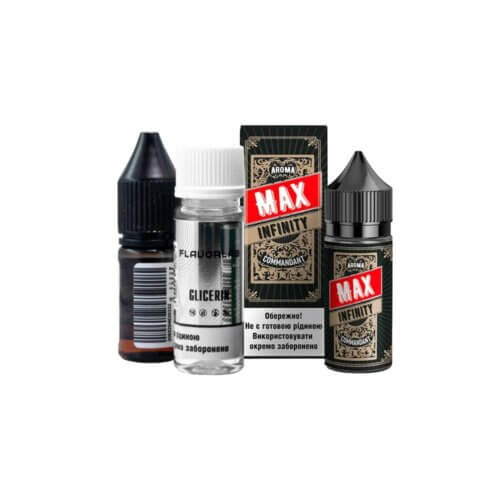 Набор для самозамеса Flavorlab Infinity MAX Strong Commandant (Табак, Карамель, 30 мл)