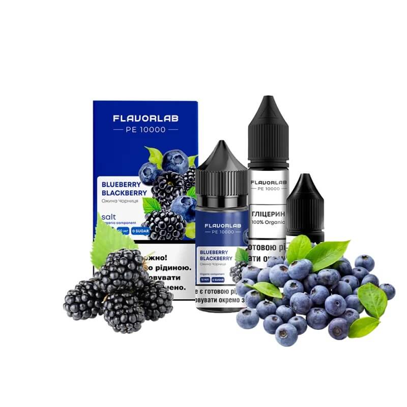 Набор для самозамеса Flavorlab PE 10000 Blueberry blackberry (Черника, Ежевика, 30 мл) Набор для самозамеса Flavorlab PE 10000 Blueberry blackberry (Черника, Ежевика, 30 мл)