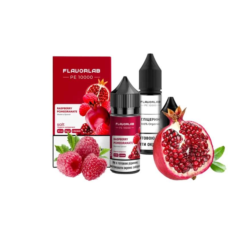 Набор для самозамеса Flavorlab PE 10000 Raspberry Pomegranate (Малина, Гранат, 30 мл) Набор для самозамеса Flavorlab PE 10000 Raspberry Pomegranate (Малина, Гранат, 30 мл)
