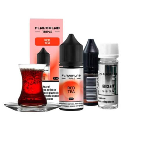 Набор для самозамеса Flavorlab Triple Strong Red Tea (Красный Чай, 30 мл)