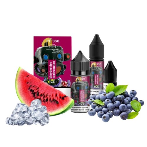 Набор для самозамеса Flavorlab FL350 Ice Blueberry watermelon (Черника, Арбуз, Лёд, 30 мл)