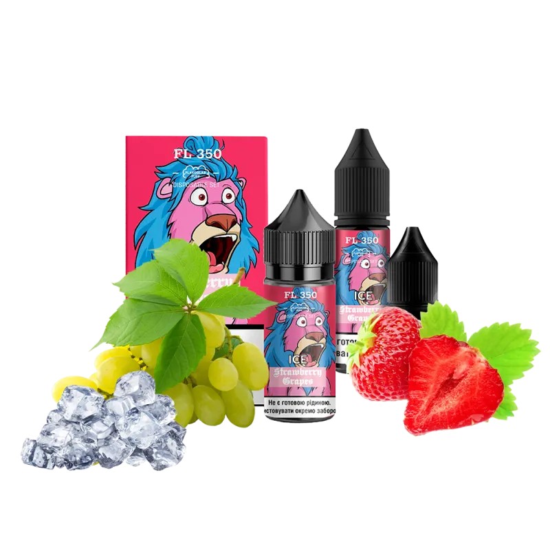 Набор для самозамеса Flavorlab FL350 Ice Strawberry Grapes (Клубника, Виноград, Лёд, 30 мл) Набор для самозамеса Flavorlab FL350 Ice Strawberry Grapes (Клубника, Виноград, Лёд, 30 мл)