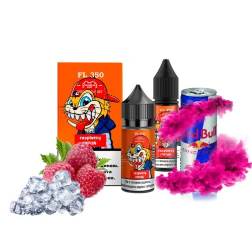 Набор для самозамеса Flavorlab FL350 Ice Raspberry energy (Малиновый энергетик, Лёд, 30 мл)