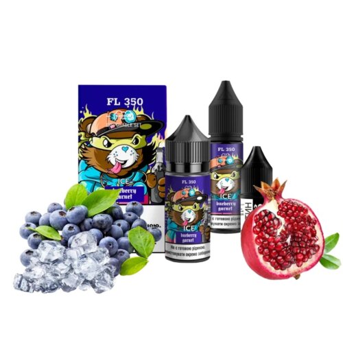 Набор для самозамеса Flavorlab FL350 Ice Blueberry garnett (Черника, Гранат, Лёд, 30 мл)
