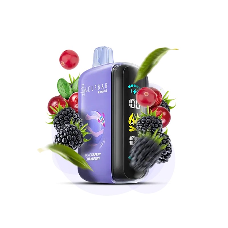 Одноразовый POD Elf Bar Raya D3 25000 Blackberry Cranberry (Ежевика, Клюква) Одноразовый POD Elf Bar Raya D3 25000 Blackberry Cranberry (Ежевика, Клюква)