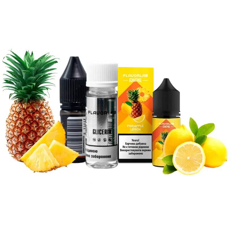Набор для самозамеса Flavorlab Ripe Pineapple Lemon (Ананас, Лимон, 30 мл) Набор для самозамеса Flavorlab Ripe Pineapple Lemon (Ананас, Лимон, 30 мл)