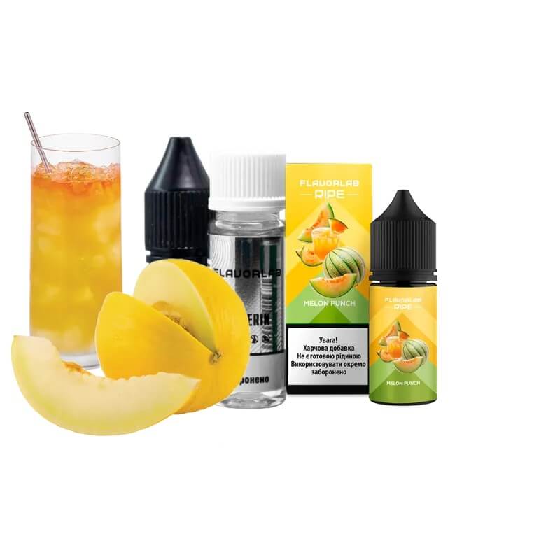 Набор для самозамеса Flavorlab Ripe Melon Punch (Дыня, Пунш, 30 мл) Набор для самозамеса Flavorlab Ripe Melon Punch (Дыня, Пунш, 30 мл)