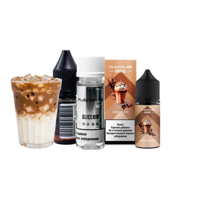 Набор для самозамеса Flavorlab Ripe Latte Chocolate (Латте, Шоколад, 30 мл) Набор для самозамеса Flavorlab Ripe Latte Chocolate (Латте, Шоколад, 30 мл)